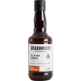 Шампунь, кондиціонер, гель для душу All In One Essentials Beardburys, 250 мл