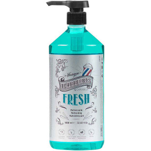 Шампунь освіжаючий з екстрактом ментолу Fresh Beardburys, 1000 мл