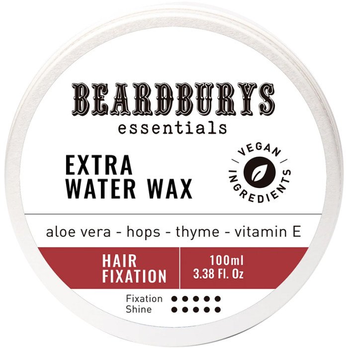 Воск для волос сильной фиксации Extra Water Essentials Beardburys, 100 мл