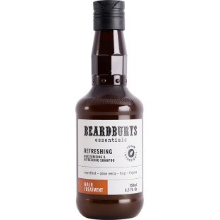 Шампунь зволожувальний, освіжаючий для волосся Refreshing Essentials Beardburys, 250 мл