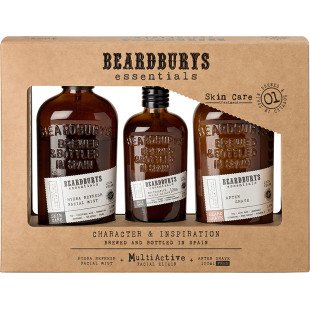 Набор для ухода за лицом и бородой Essentials Beardburys (эликсир 50 мл/мист 120 мл/лосьон 120 мл)